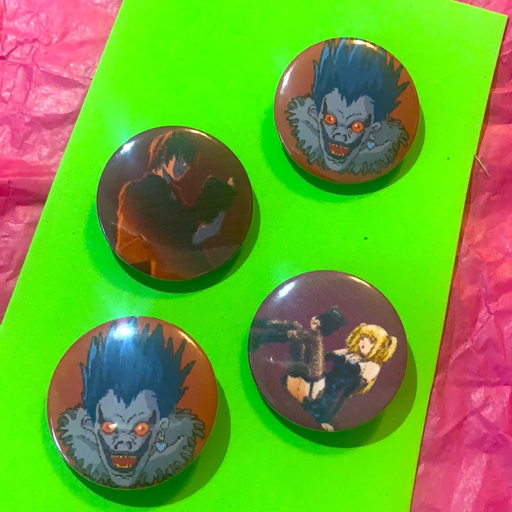 Death Note Pins